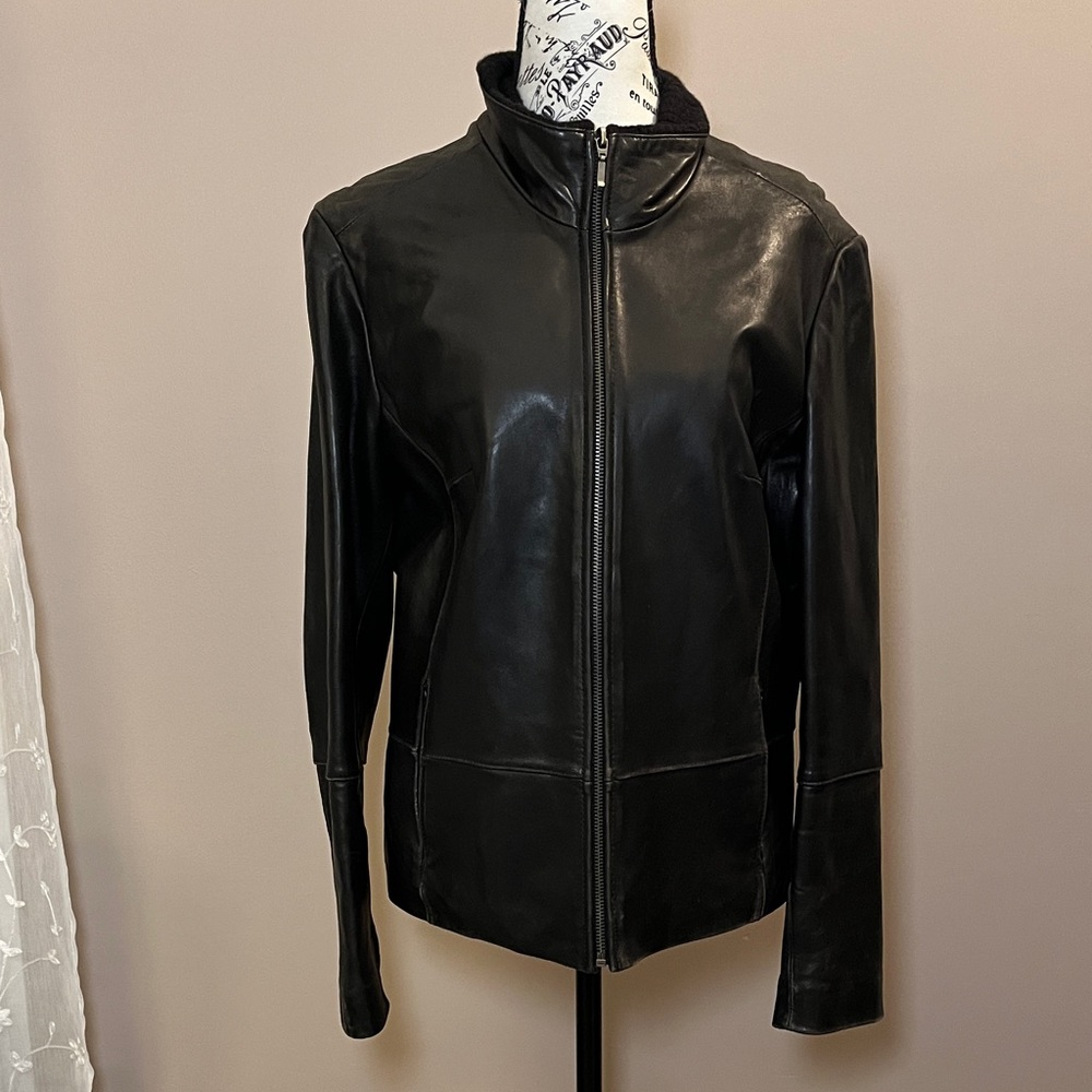 Apt. 9 Black Leather Jacket